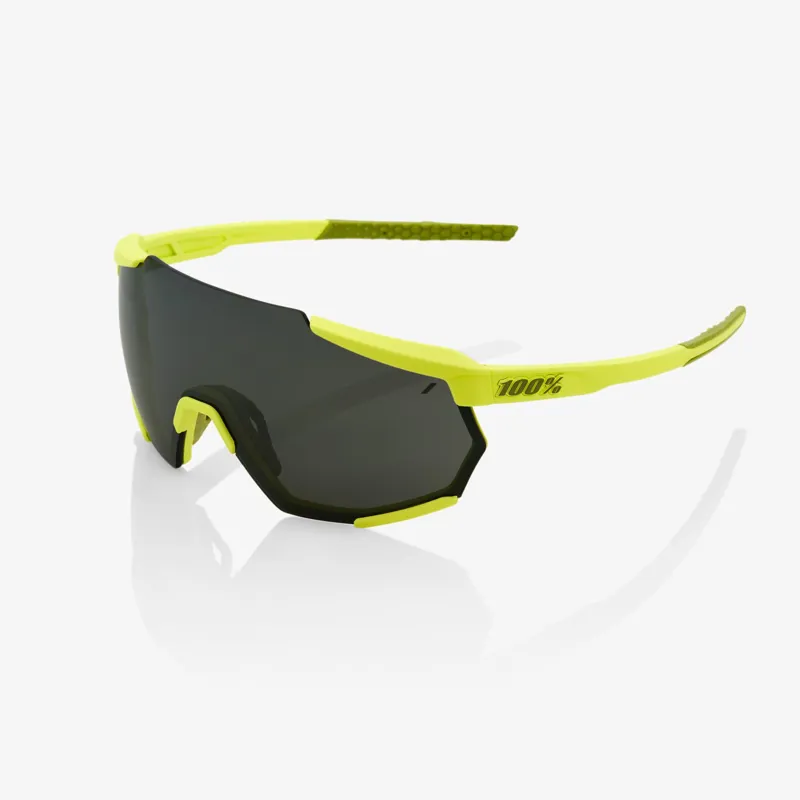 100 Percent Racetrap Mirror Black Lens Sunglasses in Green