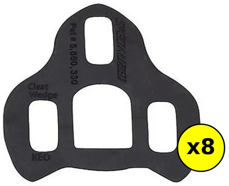 Body Geometry Cleat Wedge for Look Keo in Black