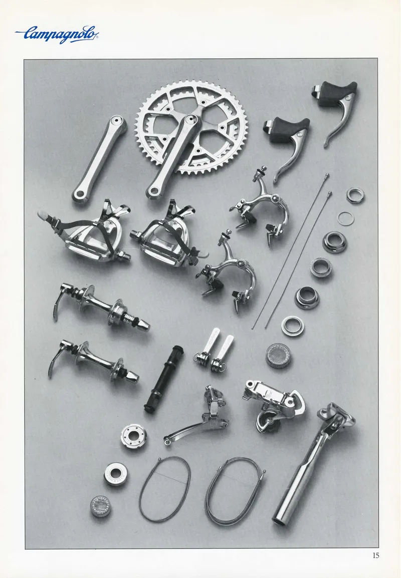 Campagnolo Triomphe 903/100 Italian Thread 115mm Square Taper Loose Ball Bottom Bracket-4