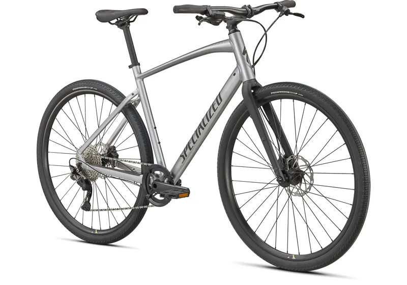 Specialized Sirrus X 3.0 Hybrid in Silver Ice size Medium-1
