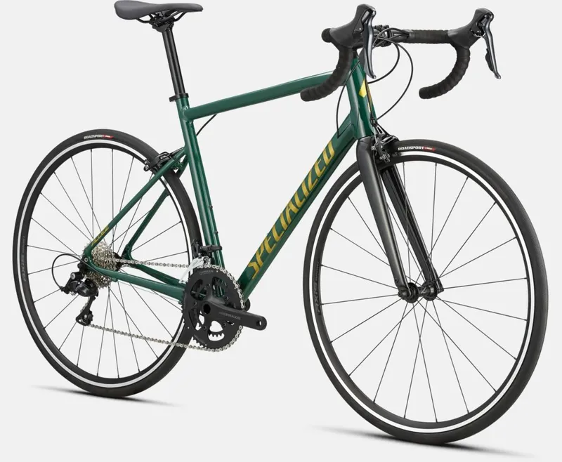 Specialized Allez Sport in Pine Green/ Gold/Carbon size 54cm-2