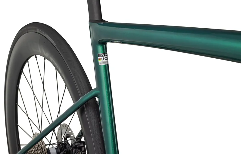 Specialized Tarmac SL8 Pro in Gloss Pine Green and Metalic White size 56cm-5