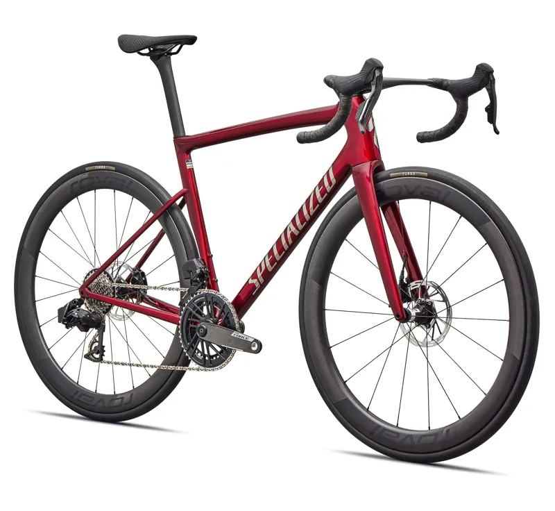 Specialized Tarmac SL8 Pro with SRAM Force AXS in Gloss Red Sky / Chrome-2