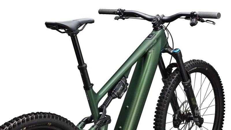 Specialized Turbo Levo 4 Expert in Cypress Green Silver-3