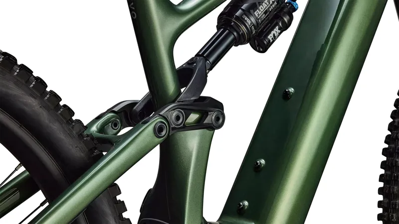 Specialized Turbo Levo 4 Expert in Cypress Green Silver-5