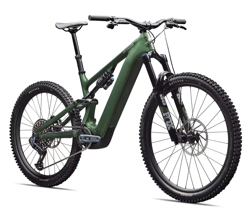 Specialized Turbo Levo 4 Expert in Cypress Green Silver-2