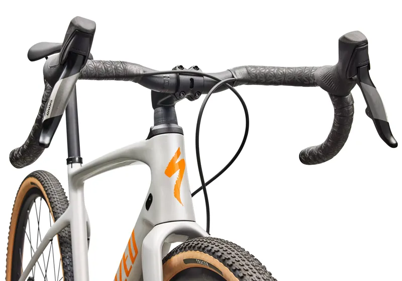 Specialized Diverge 4 Comp Carbon with Sram Apex AXS in  Dolomite/Orange Zest-5