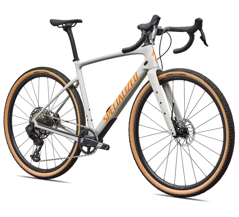 Specialized Diverge 4 Comp Carbon with Sram Apex AXS in  Dolomite/Orange Zest-3