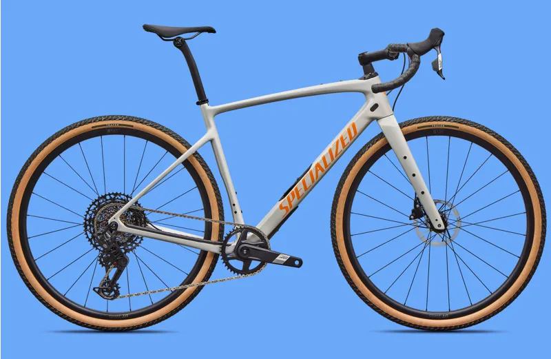 Specialized Diverge 4 Comp Carbon with Sram Apex AXS in  Dolomite/Orange Zest-2