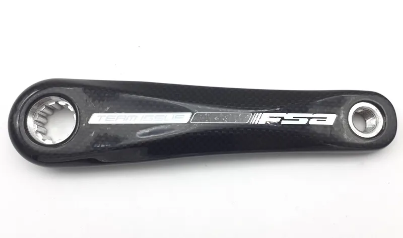 FSA Team Issue MegaExo Carbon Arc Splines 172.5mm Left Crank Arm in Gloss Carbon