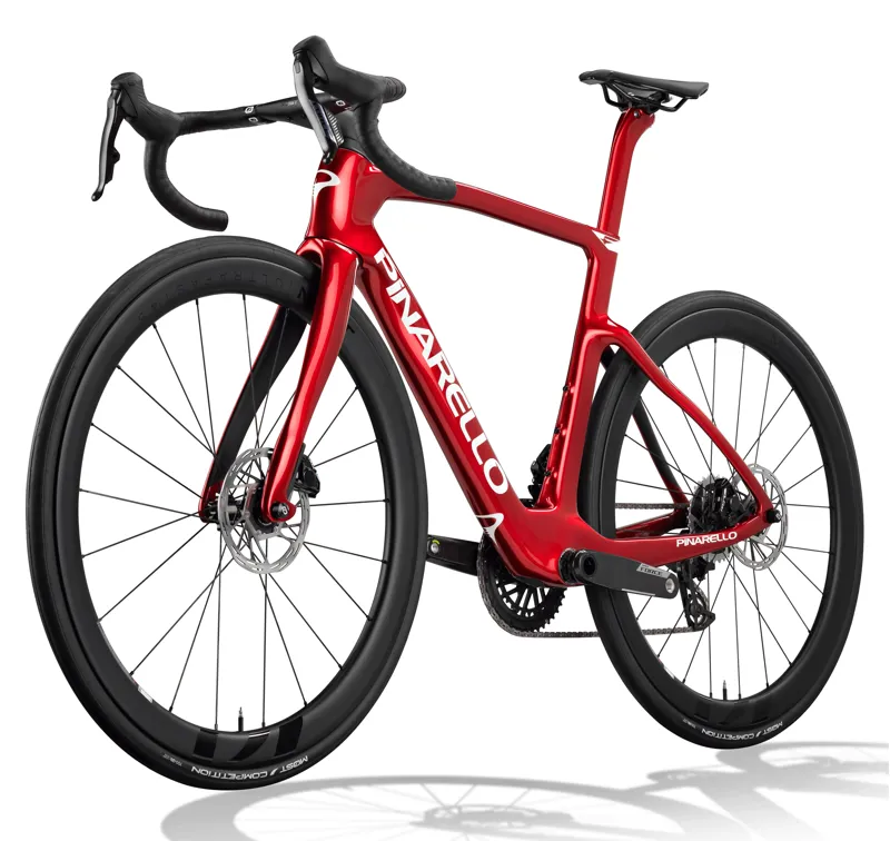 Pinarello F7 with Ultegra Di2 12 Speed and Most UltraFast Carbon Wheels in Stary Red-1