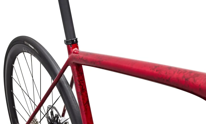 Specialized S-Works Aethos 2 with Sram Red AXS in Red and Sandstone Base-5