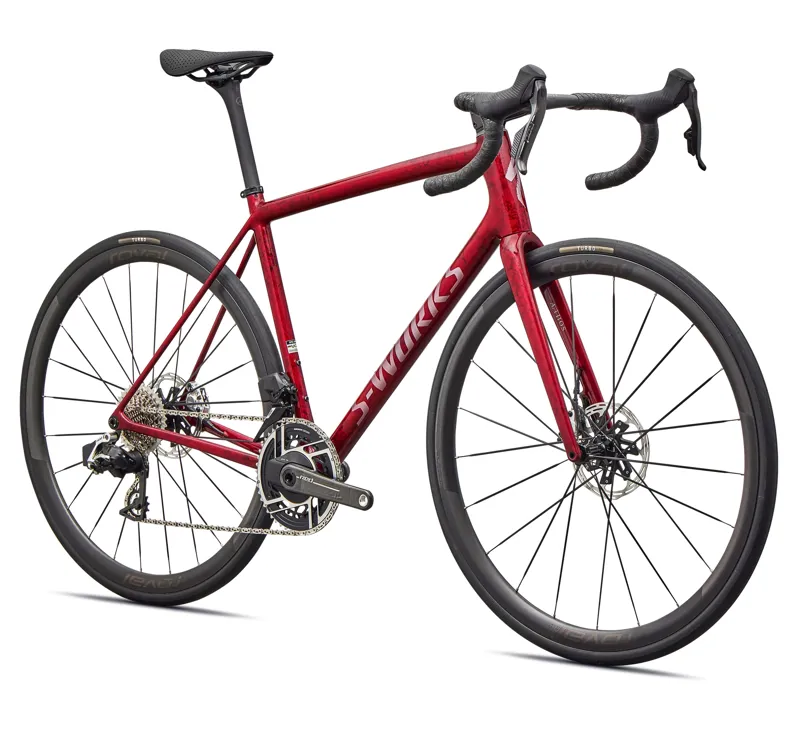 Specialized S-Works Aethos 2 with Sram Red AXS in Red and Sandstone Base-1