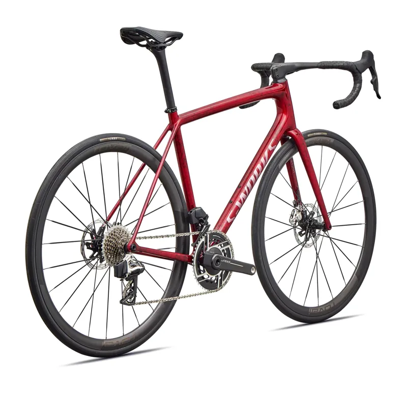 Specialized S-Works Aethos 2 with Sram Red AXS in Red and Sandstone Base-2