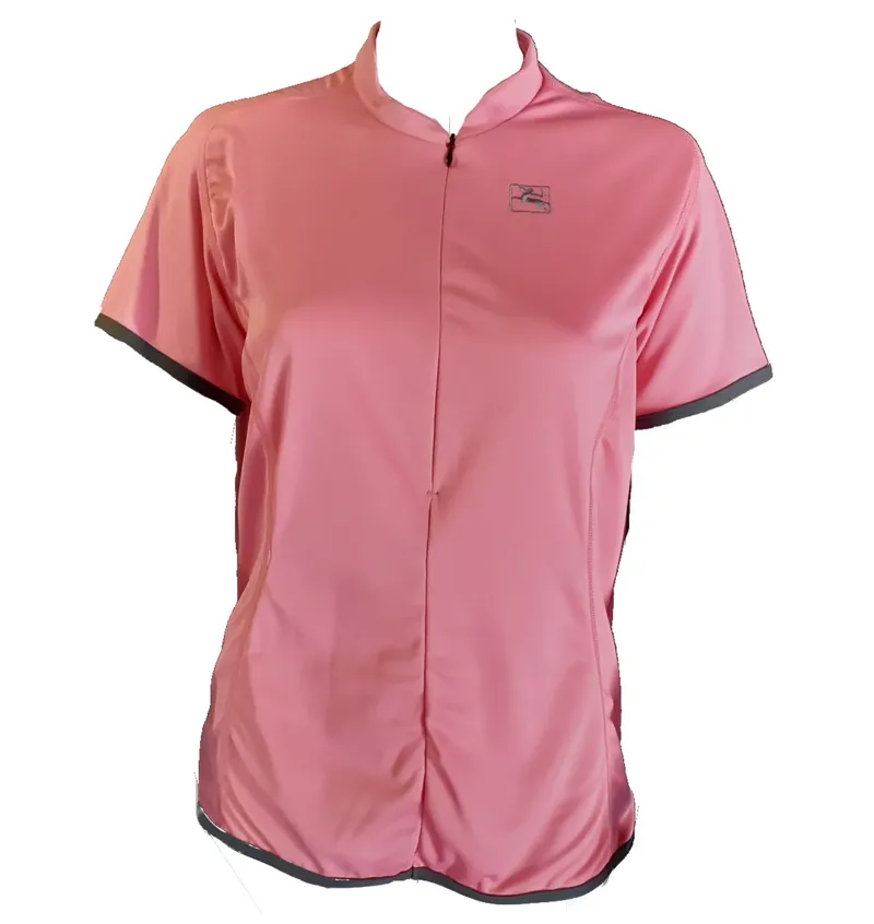 Giordanna Donna Womens Short Sleeve Jersey in Pink size XXXL