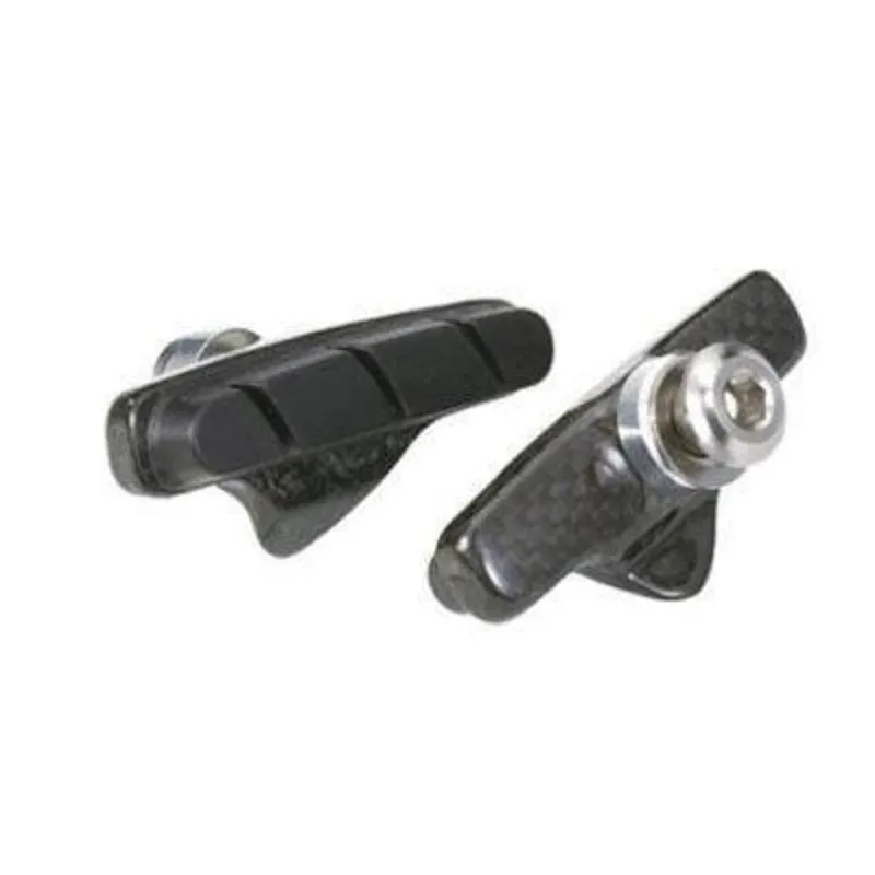 Ashima 3K Carbon Fibre Brake Shoe with Pads for Carbon Rims in Black Carbon-1