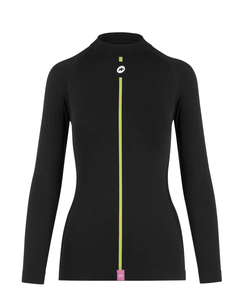 Assos Womens Spring/Fall Long Sleeve Skin Layer Base Layer in Black size XS