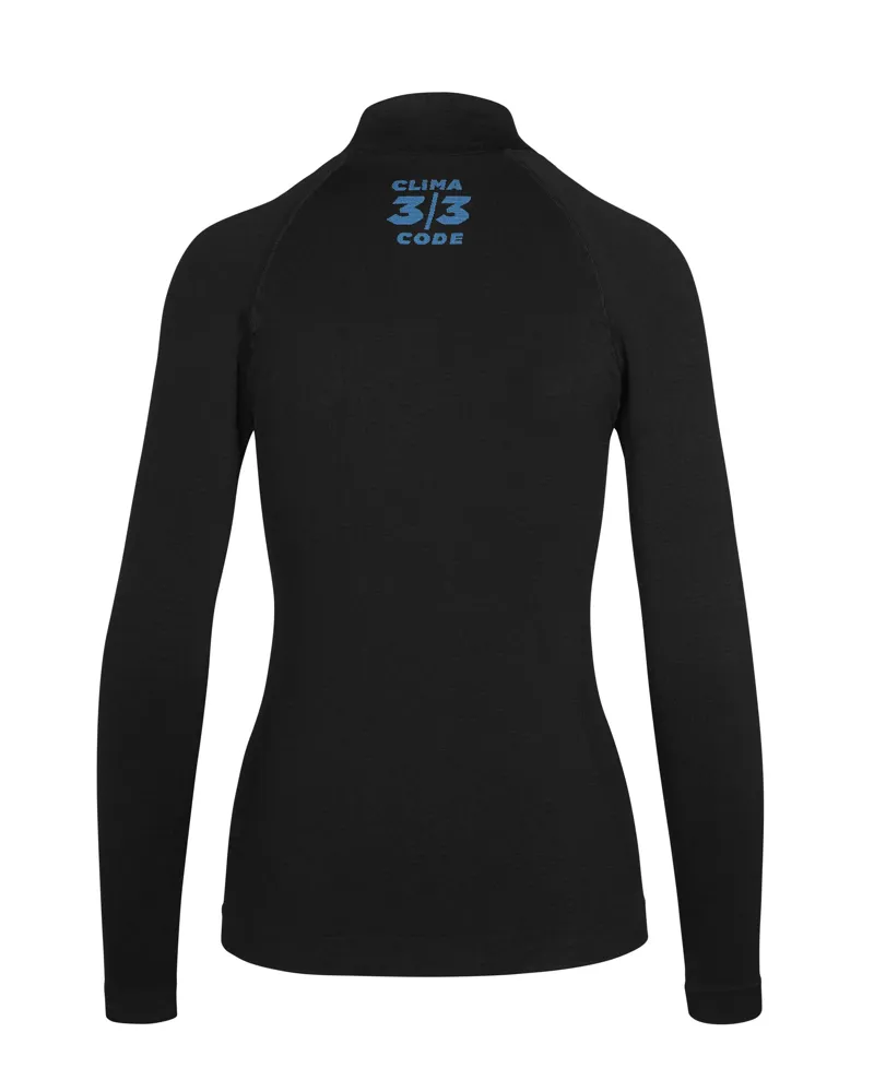Assos Womans Winter Long Sleeve Skin Layer in Black Series size XS-2