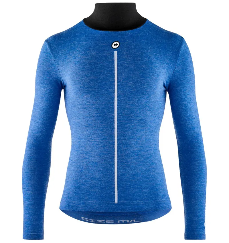 Assos P1 Ultraz Winter Long Sleeve Base Skin Layer in Calypso Blue