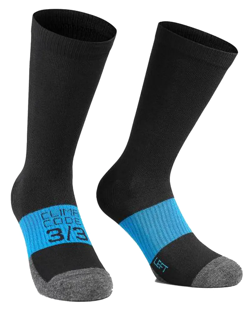 Assos Winter Evo Sock in Black