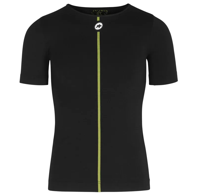Assos Spring/Fall Short Sleeve Skin Layer in Black Series Size XS-S