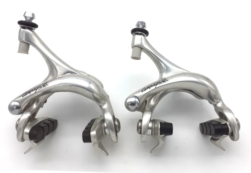 Campagnolo Record BR-04RE Dual Pivot Brake Caliper Set in Silver NOS 1994-1