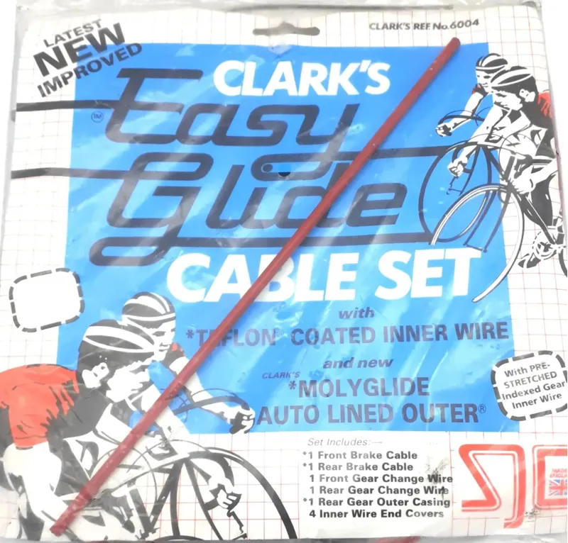 Clarks Easy Glide Cable Set in Red Vintage NOS