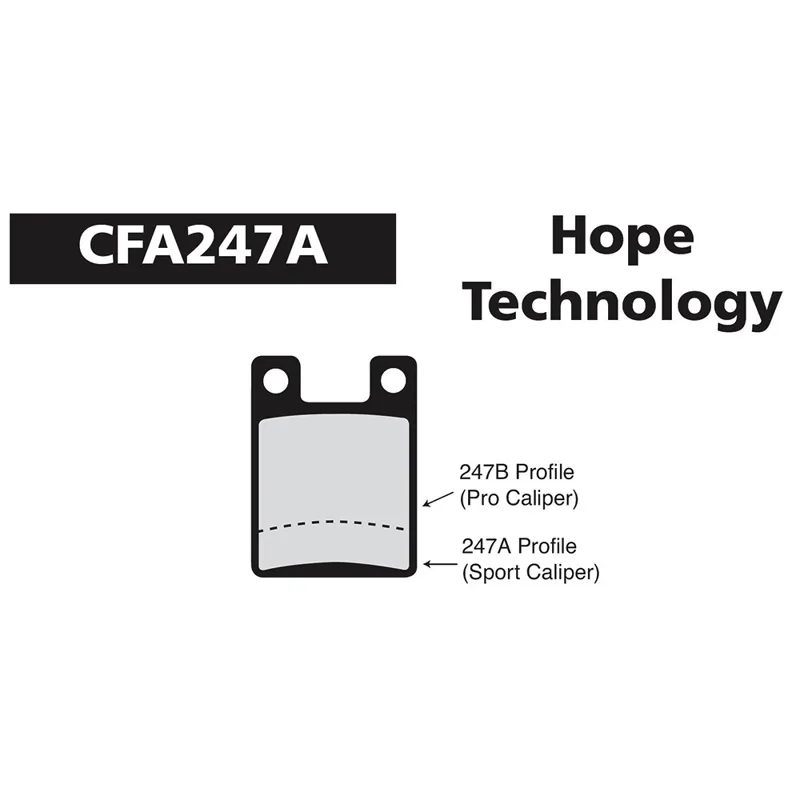 EBC Green Compound Disc Brake Pads for Hope C2 Sport-2