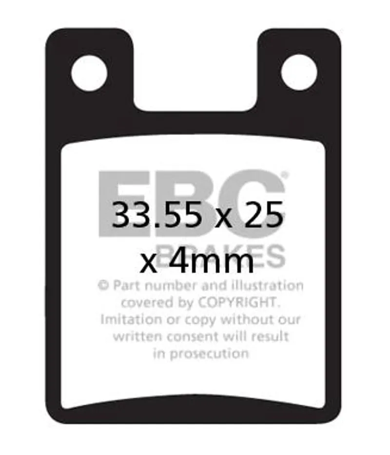 EBC Green Compound Disc Brake Pads for Hope C2 Sport-1