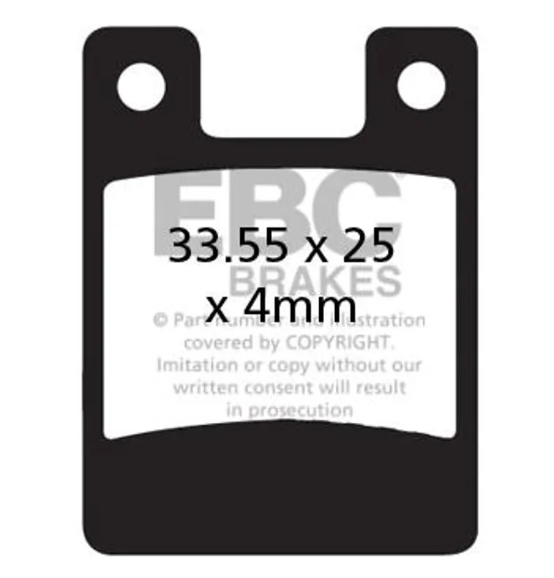 EBC Disc Brake Pads for Hope Open 2 Pro Caliper-1