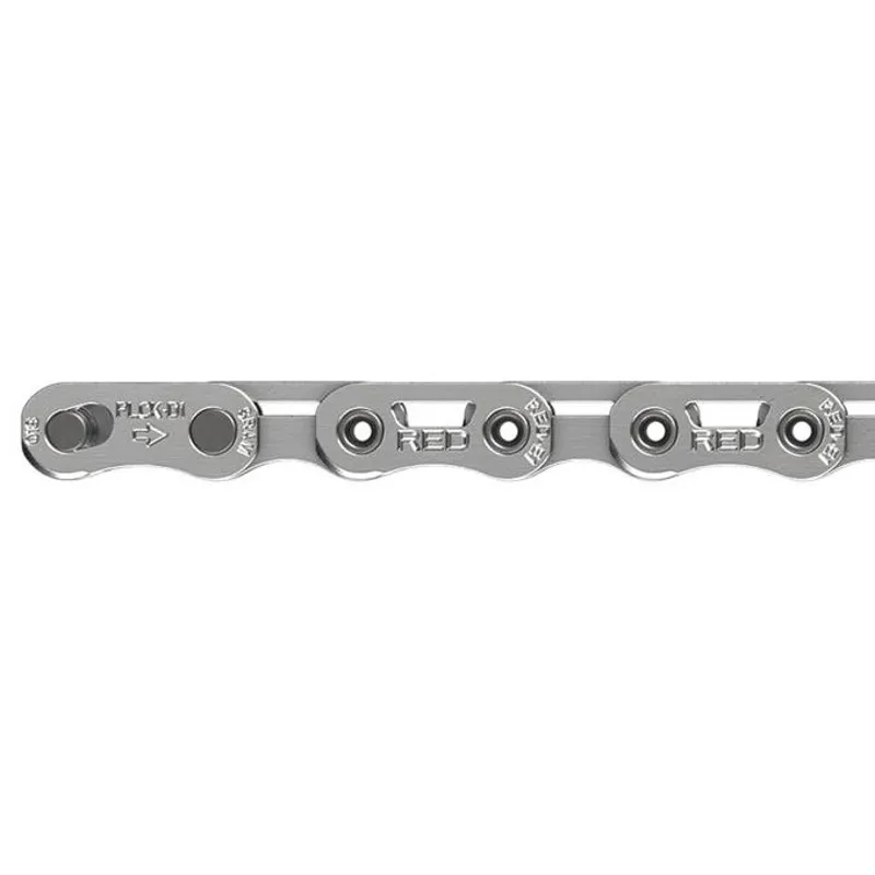Sram Red E1 12/13 Speed Flattop Chain With Powerlock In Silver