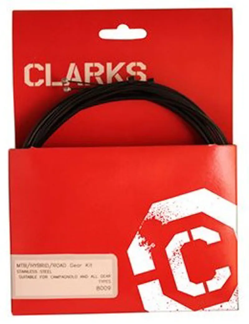 Clarks Road Gear Cable Kit in Black