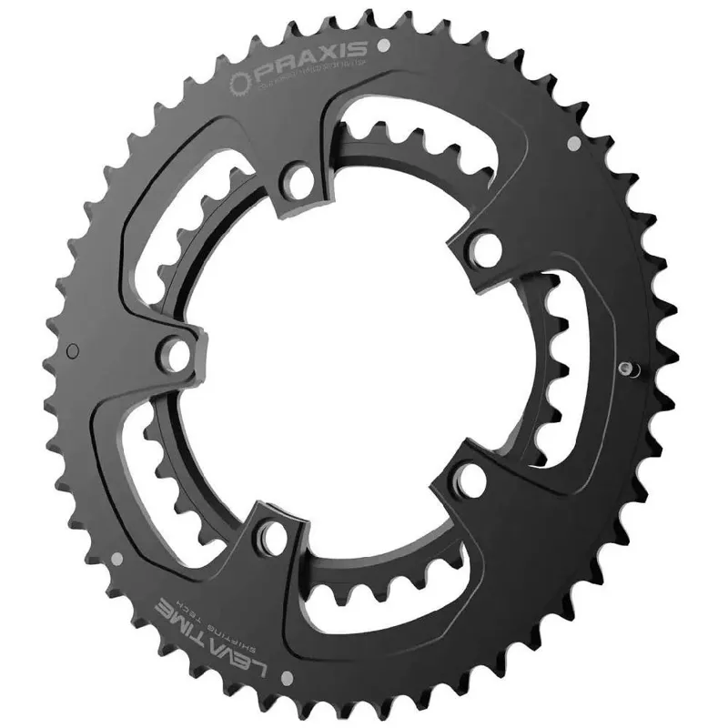 Praxis Compact 50/34T 110BCD Buzz Sport Rings in Black