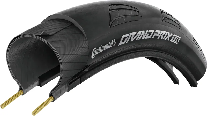 Continental Grand Prix TR Tubeless Road Tyre in Black-2