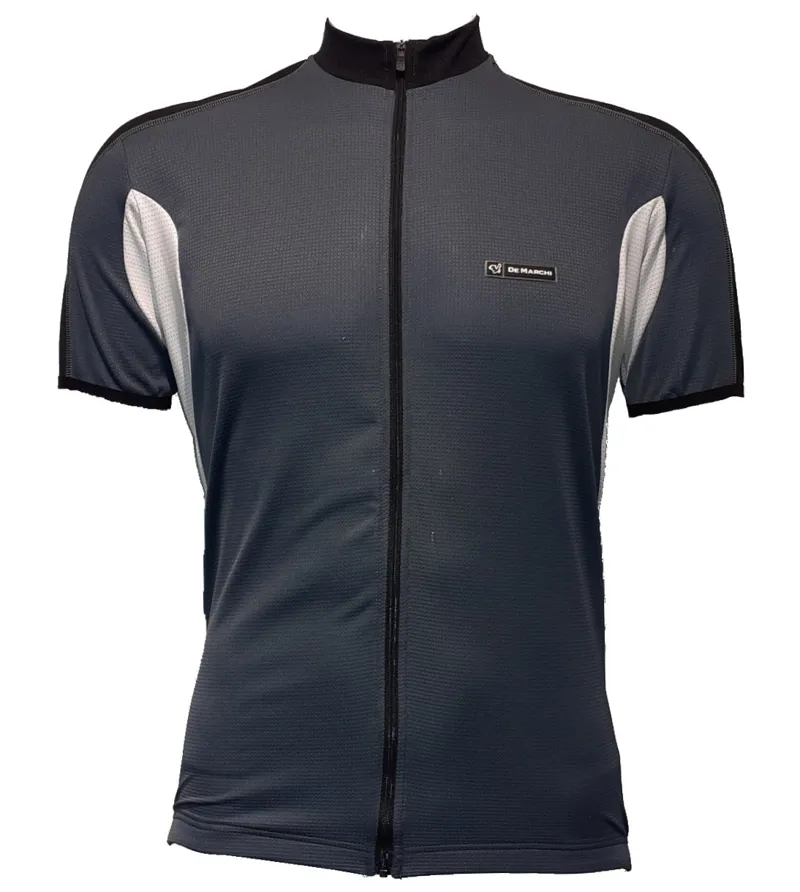 De Marchi Contour Plus Ttanium Short Sleeve Jersey in Grey size Medium