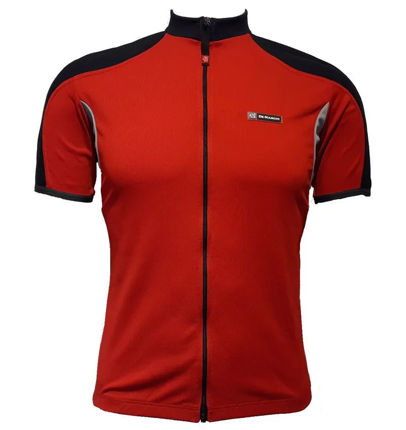 De Marchi Contour Shorty Sleeve Jersey in Red Grey Black size Medium