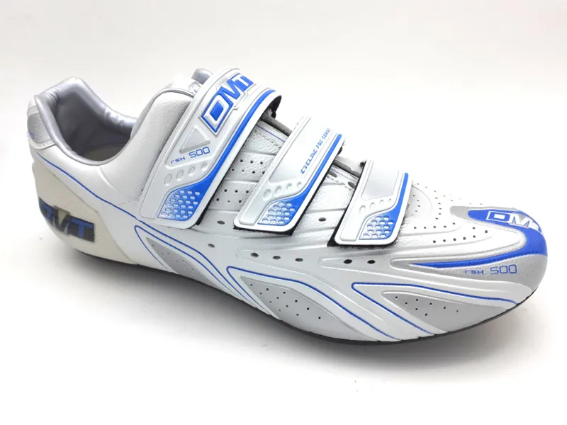 DMT Runner Road Cycling Shoe in Ice Silver Blue size 45
