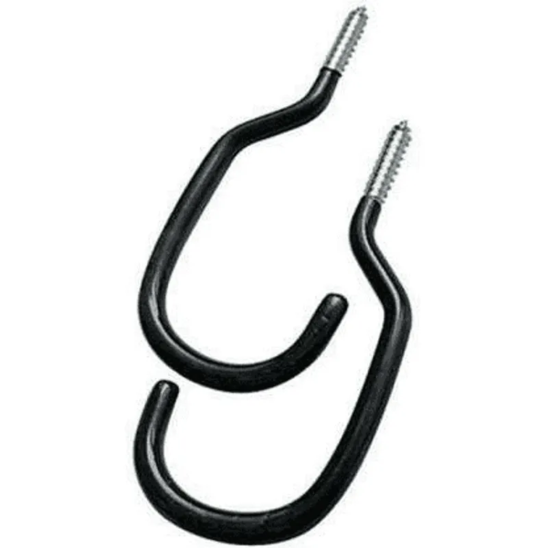 Etc Bike Storage Ceiling Hooks Pair in Black