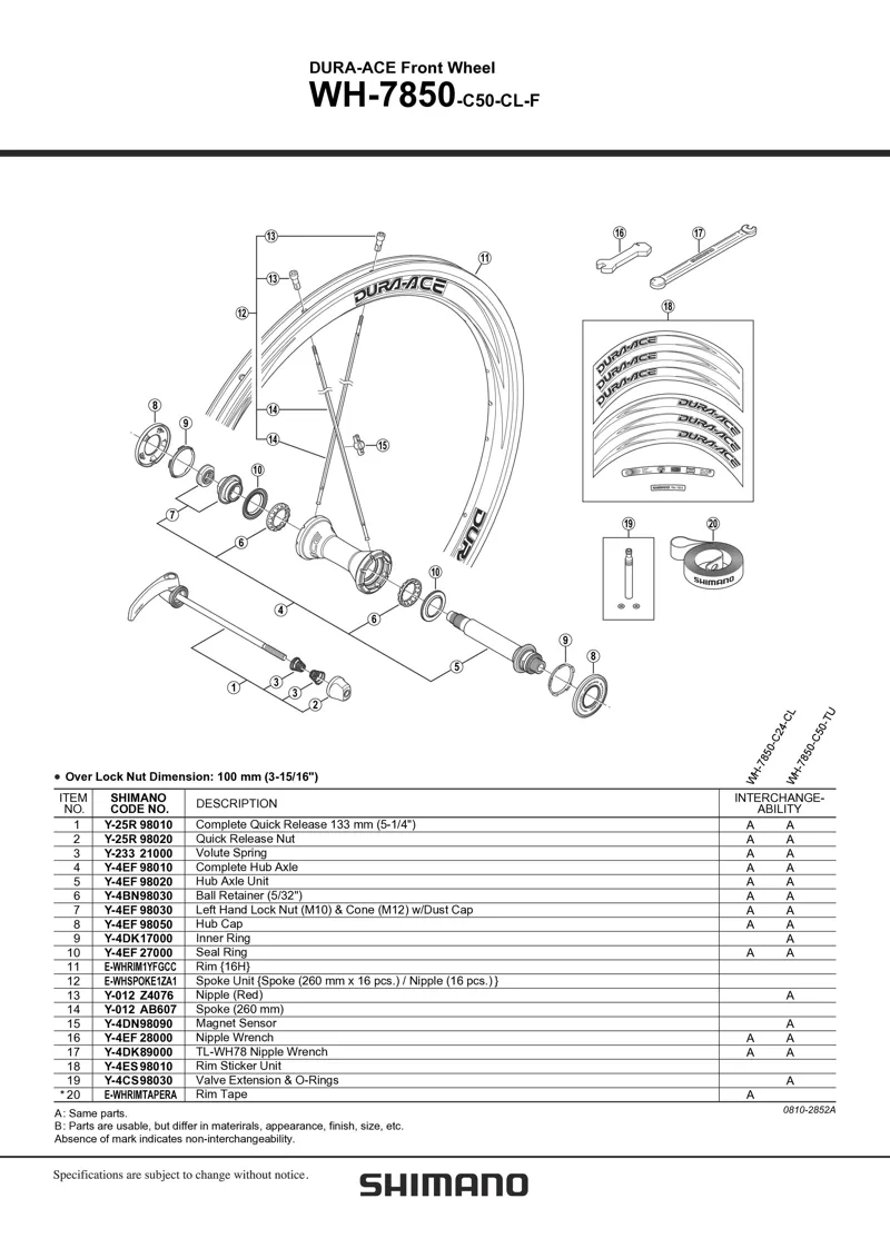 Shimano WH-7850 or WHRS10 Nipple in Red-1