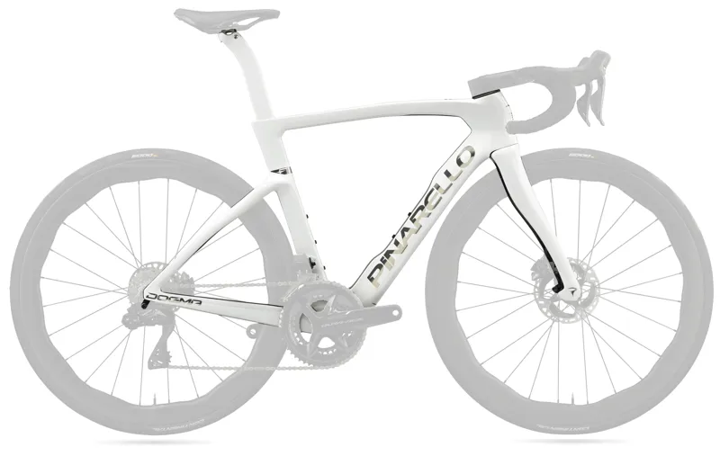 Pinarello Dogma F Disc Frame in G113 Edge Crystal White-3