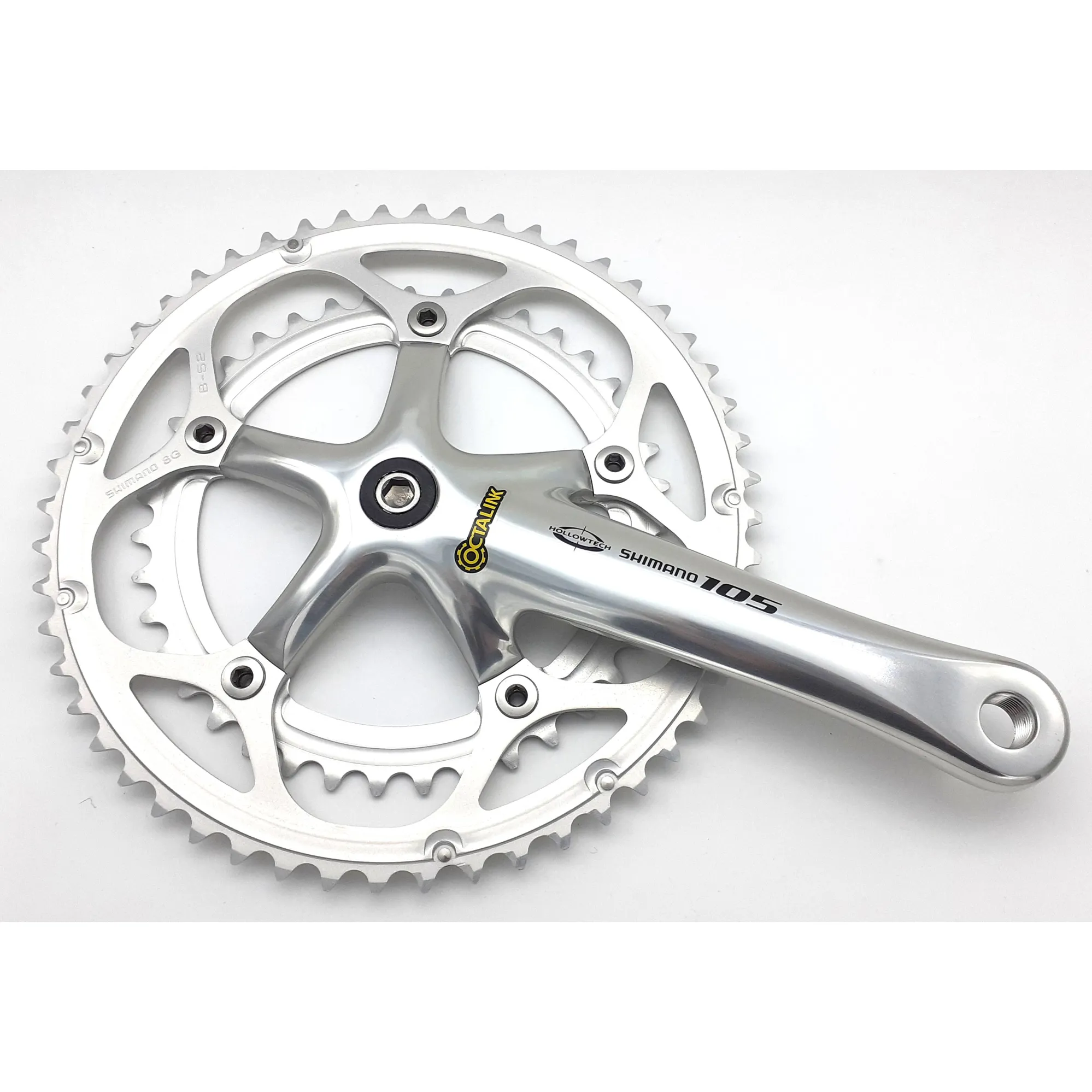 Shimano 105 5502 52/39 Octalink Chainset in Silver