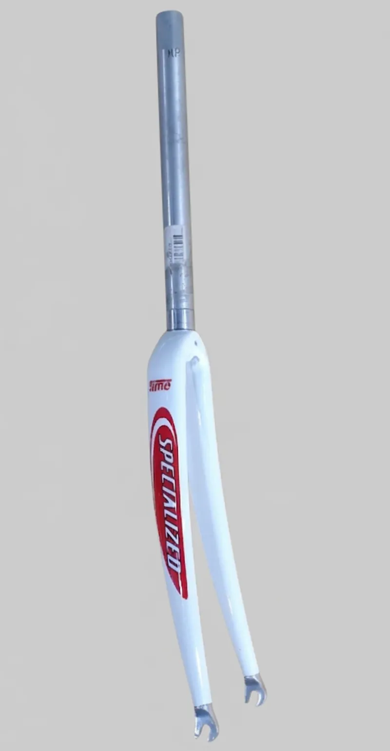 2001 Specialized Transition Time Milenium Carbon Fork in White Red-1