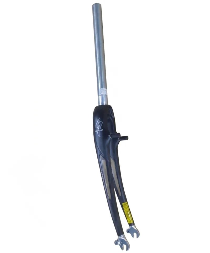 2008 Specialized Sirrus Elite Carbon Cantilever Boss Fork with Long Zerts in Satin Black Thick Carbon Weave