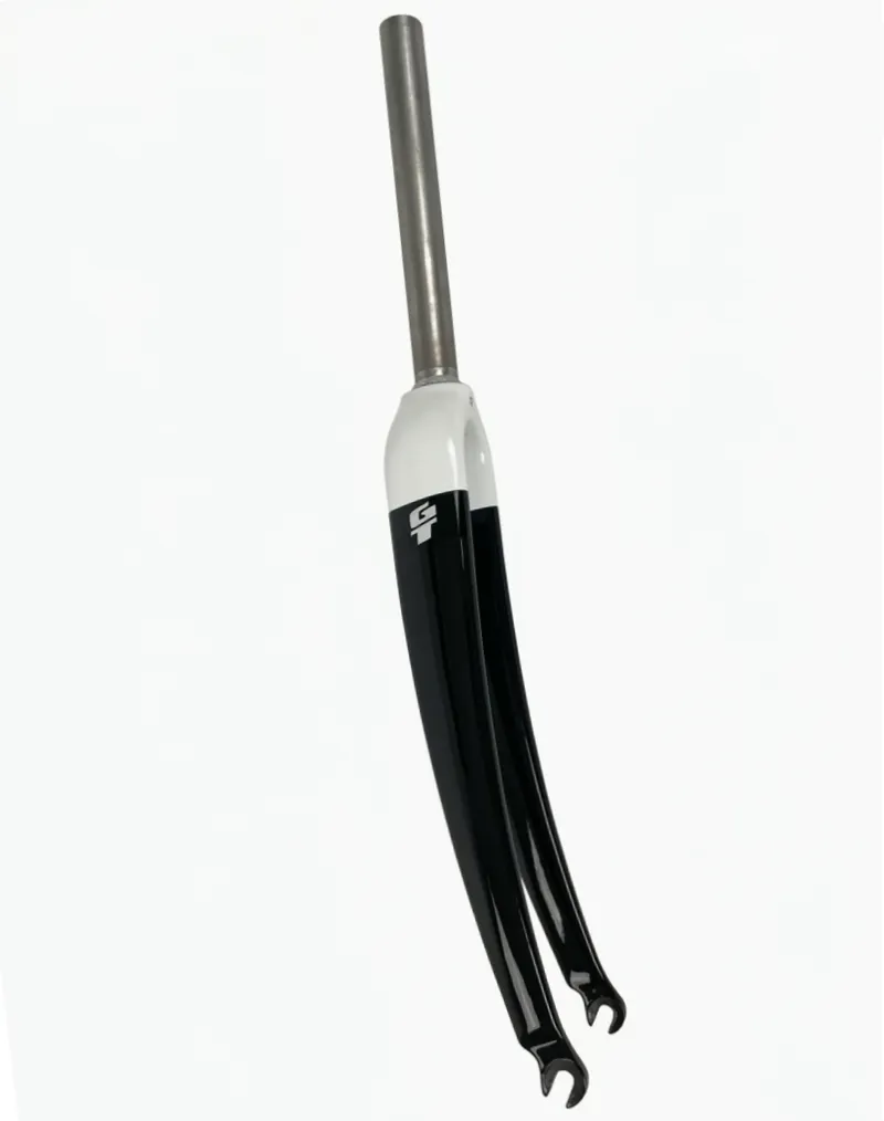 2000 GT ZR-3000 Road Carbon Blade 1 Inch Threadless Forks in Gloss Carbon Weave / White