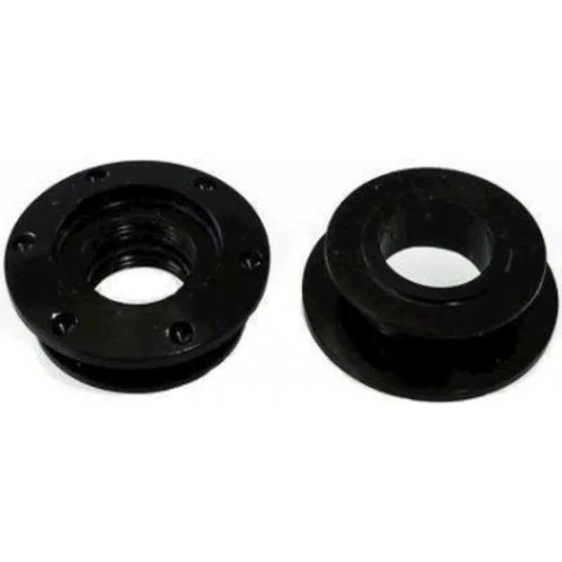 Mavic Front Hub Adjusting Nut and Cap Kit in Black