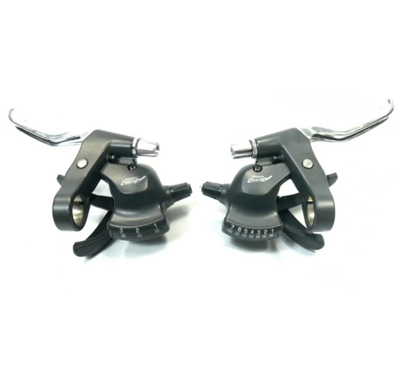 Shimano Alivio MC12 3x7 Speed Shifter and Brake Lever Set-1