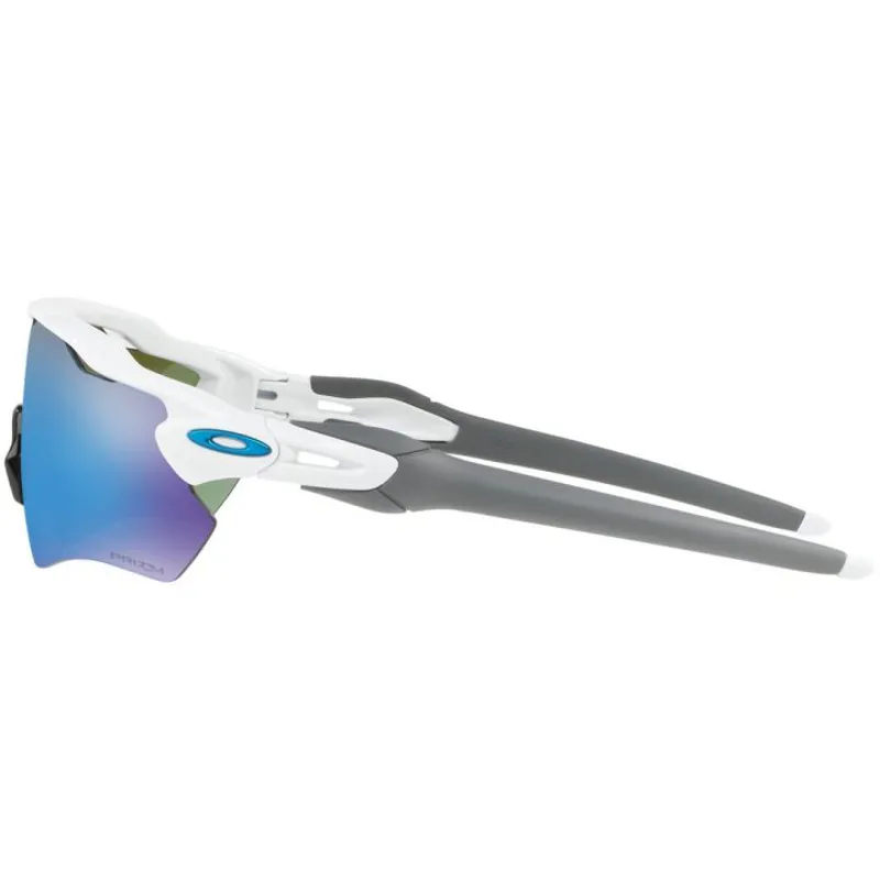 Oakley Radar Ev Path in Polished White with Prizm Sapphire Lens-2