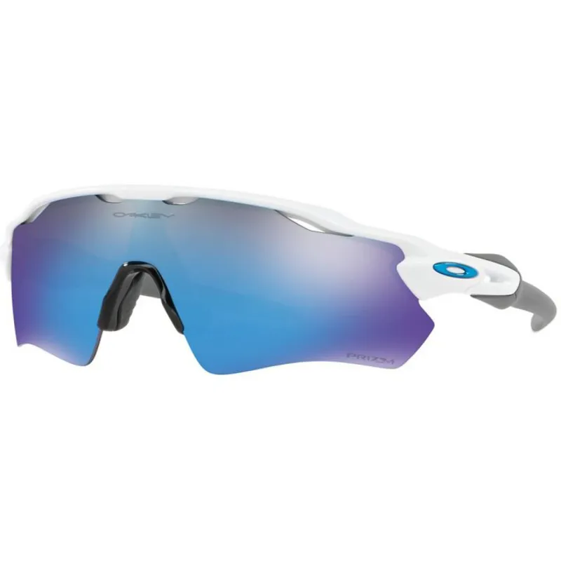 Oakley Radar Ev Path in Polished White with Prizm Sapphire Lens