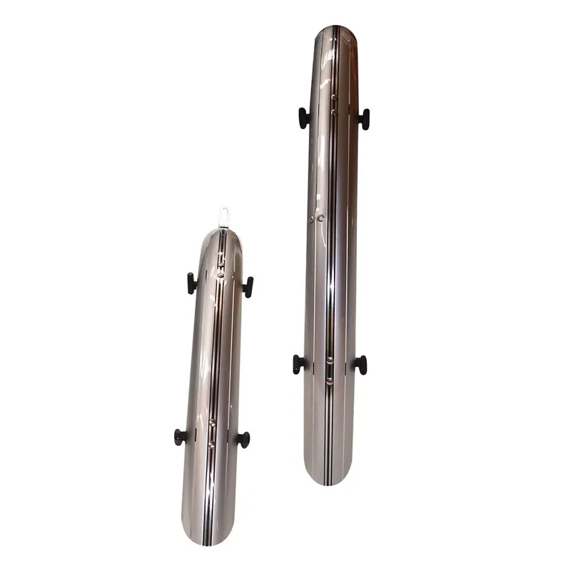 Oxford Hybrid 32-40c Mudguard Set in Silver with Black Stripe