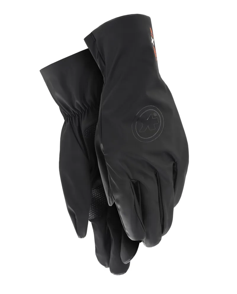 Assos RSR Rain Shell Gloves in Black Series size Small